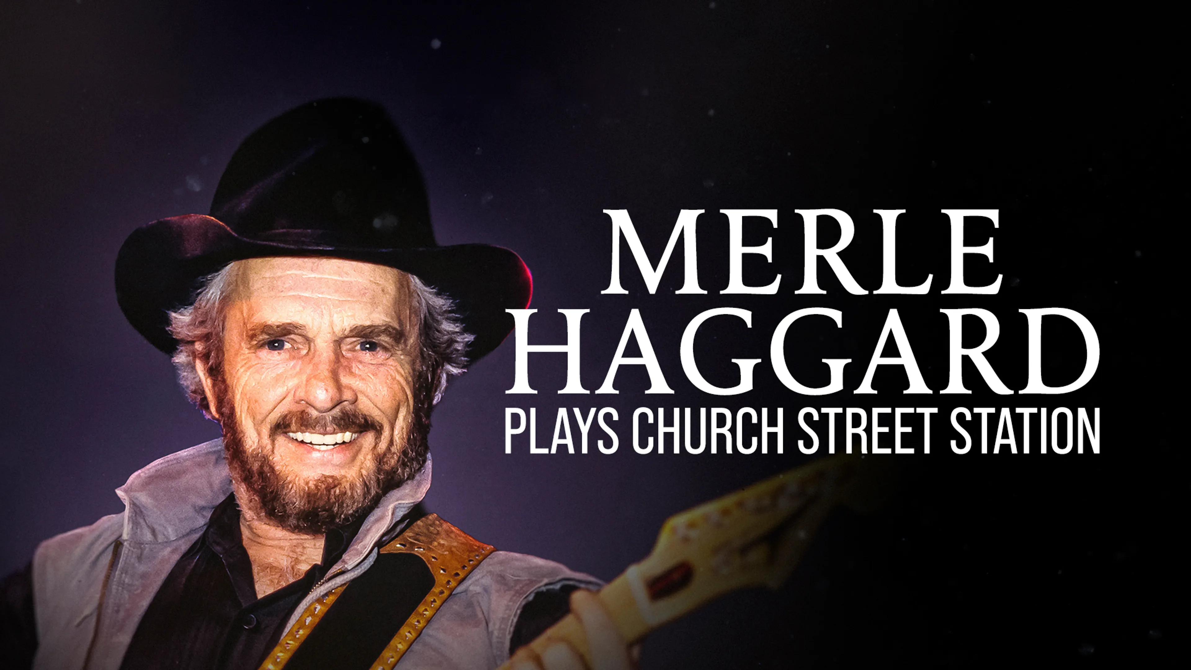 Merle Haggard Plays Church Street Station poster